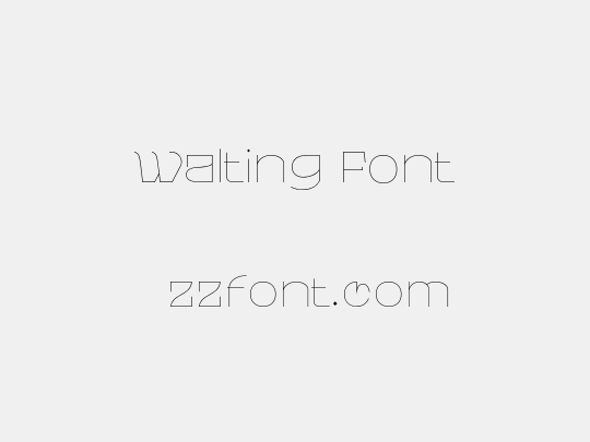 Walting Font