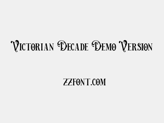 Victorian Decade Demo Version
