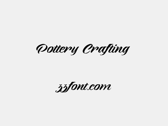 Pottery Crafting