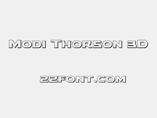 Modi Thorson 3D