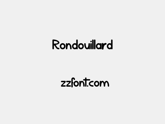 Rondouillard