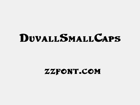 DuvallSmallCaps
