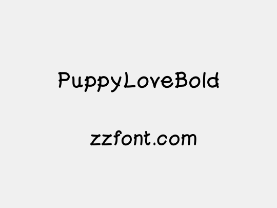 PuppyLoveBold