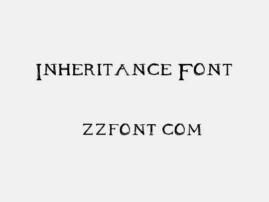 Inheritance Font