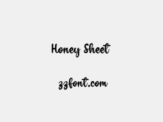 Honey Sheet