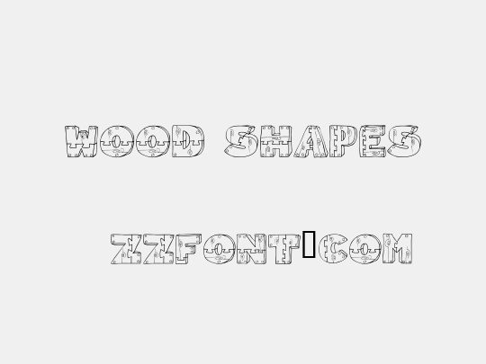 Wood Shapes