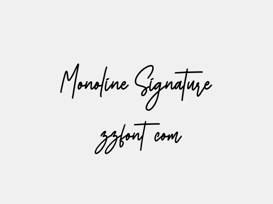 Monoline Signature