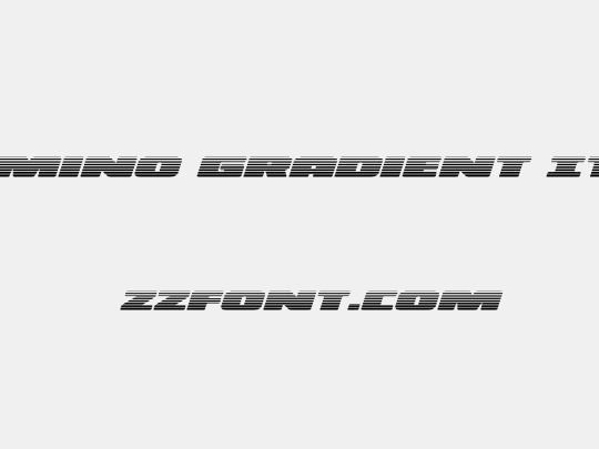 Illumino Gradient Italic