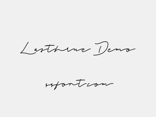 Lasthrue Demo