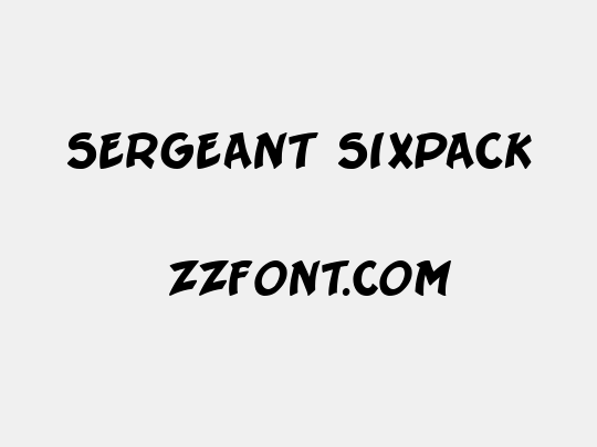 Sergeant SixPack