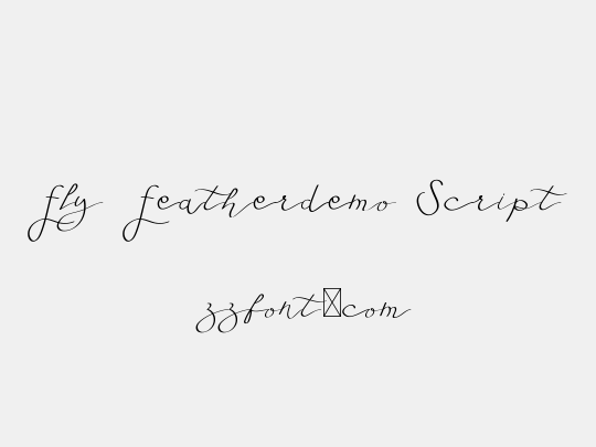 Fly Featherdemo Script