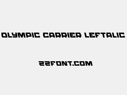 Olympic Carrier Leftalic