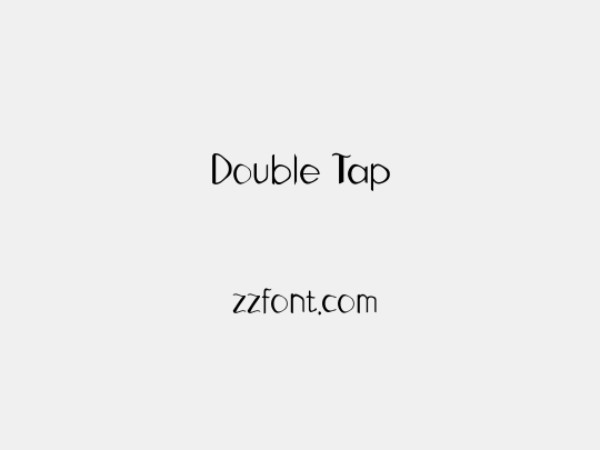 Double Tap