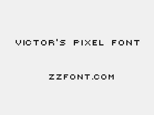 Victor's Pixel Font