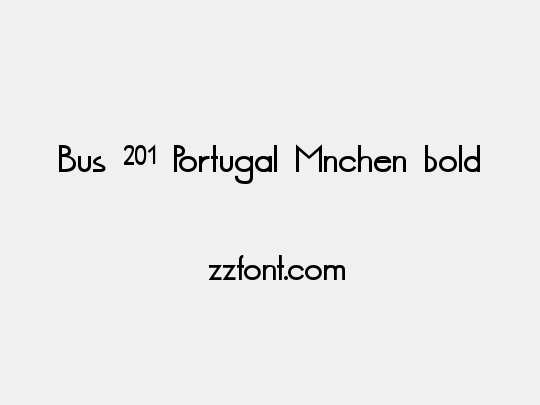 Bus 201 Portugal Mnchen bold
