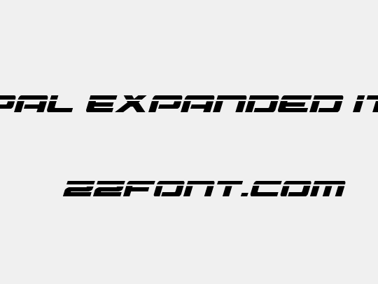 Vorpal Expanded Italic