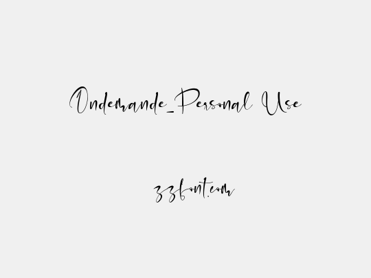 Ondemande_Personal Use