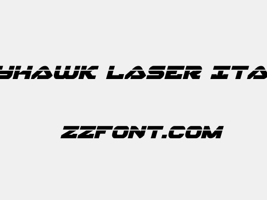 Skyhawk Laser Italic