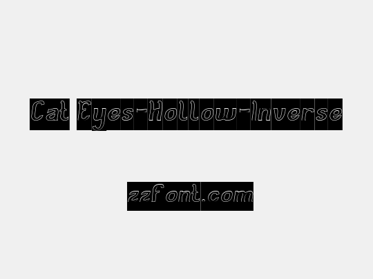 Cat Eyes-Hollow-Inverse