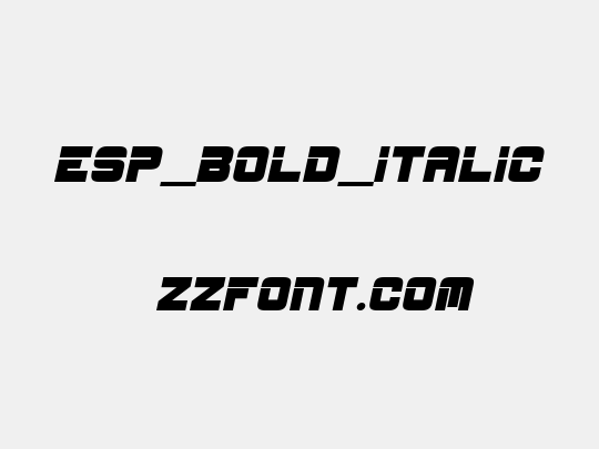 ESP_Bold_Italic
