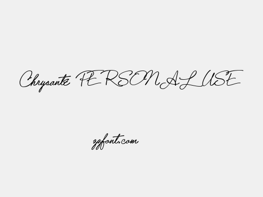 Chrysante PERSONAL USE