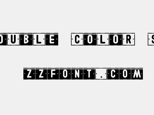 DoUbLe CoLoR St