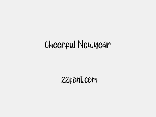 Cheerful Newyear