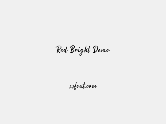 Red Bright Demo
