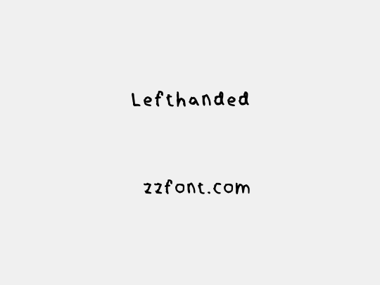 Lefthanded