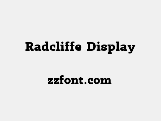 Radcliffe Display