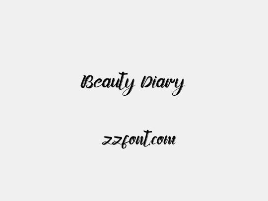 Beauty Diary
