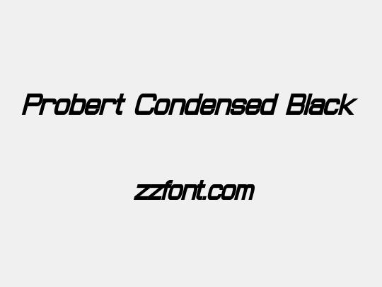 Probert Condensed Black