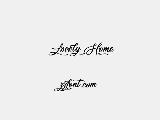 Lovely Home
