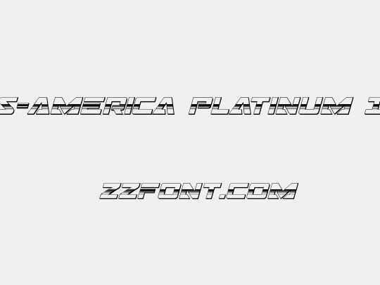 Trans-America Platinum Italic