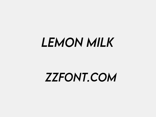 LEMON MILK