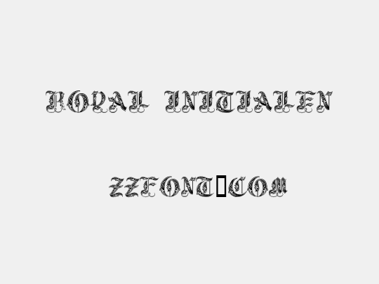 Royal Initialen