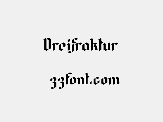 DreiFraktur