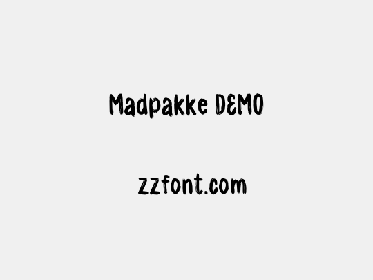 Madpakke DEMO