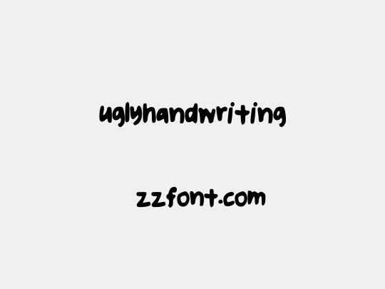 uglyhandwriting