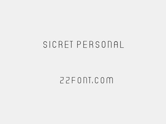Sicret PERSONAL