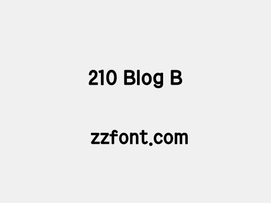 210 Blog B