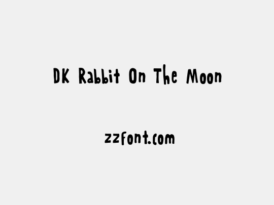 DK Rabbit On The Moon