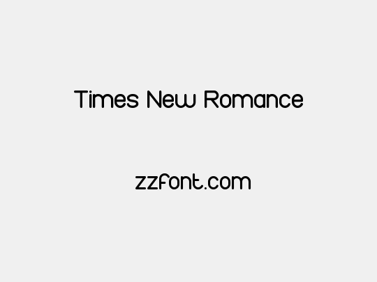 Times New Romance