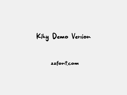 Kikyö Demo Version