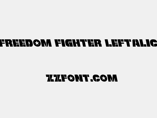 Freedom Fighter Leftalic