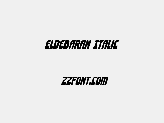 Eldebaran Italic
