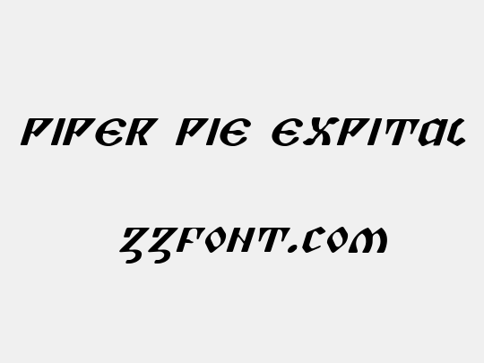 Piper Pie ExpItal