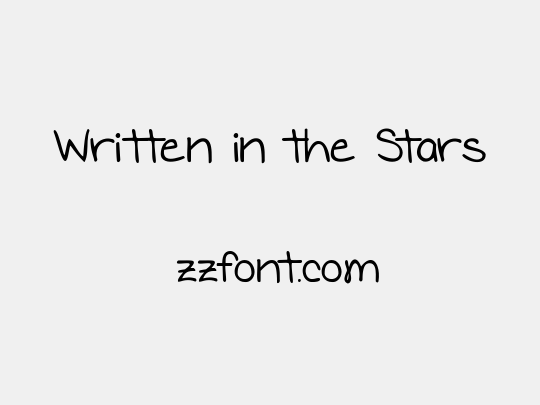 Written in the Stars