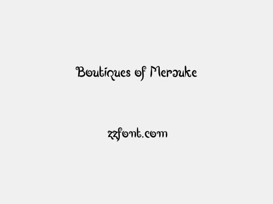 Boutiques of Merauke
