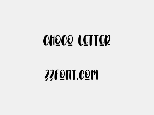 Choco Letter